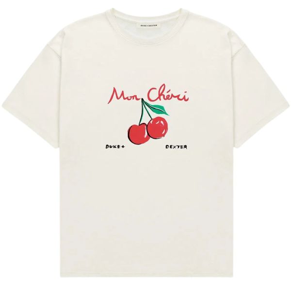 Duke + Dexter Mon Chéri T-shirt Wit