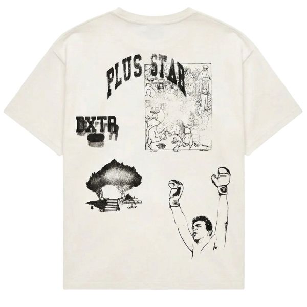 Duke + Dexter NY Sketch T-shirt Wit