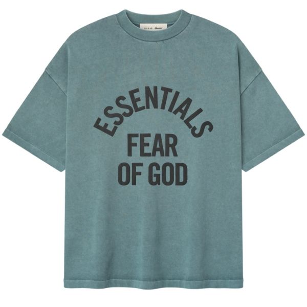 Fear Of God Essentials Campus 90's T-shirt Blauw