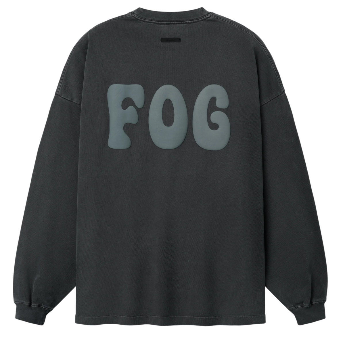 Fear Of God Essentials Merch Washed Langærmet T-shirt Antracit