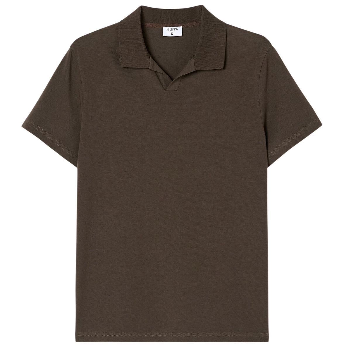 Filippa K Stretch Cotton Polo Bruin