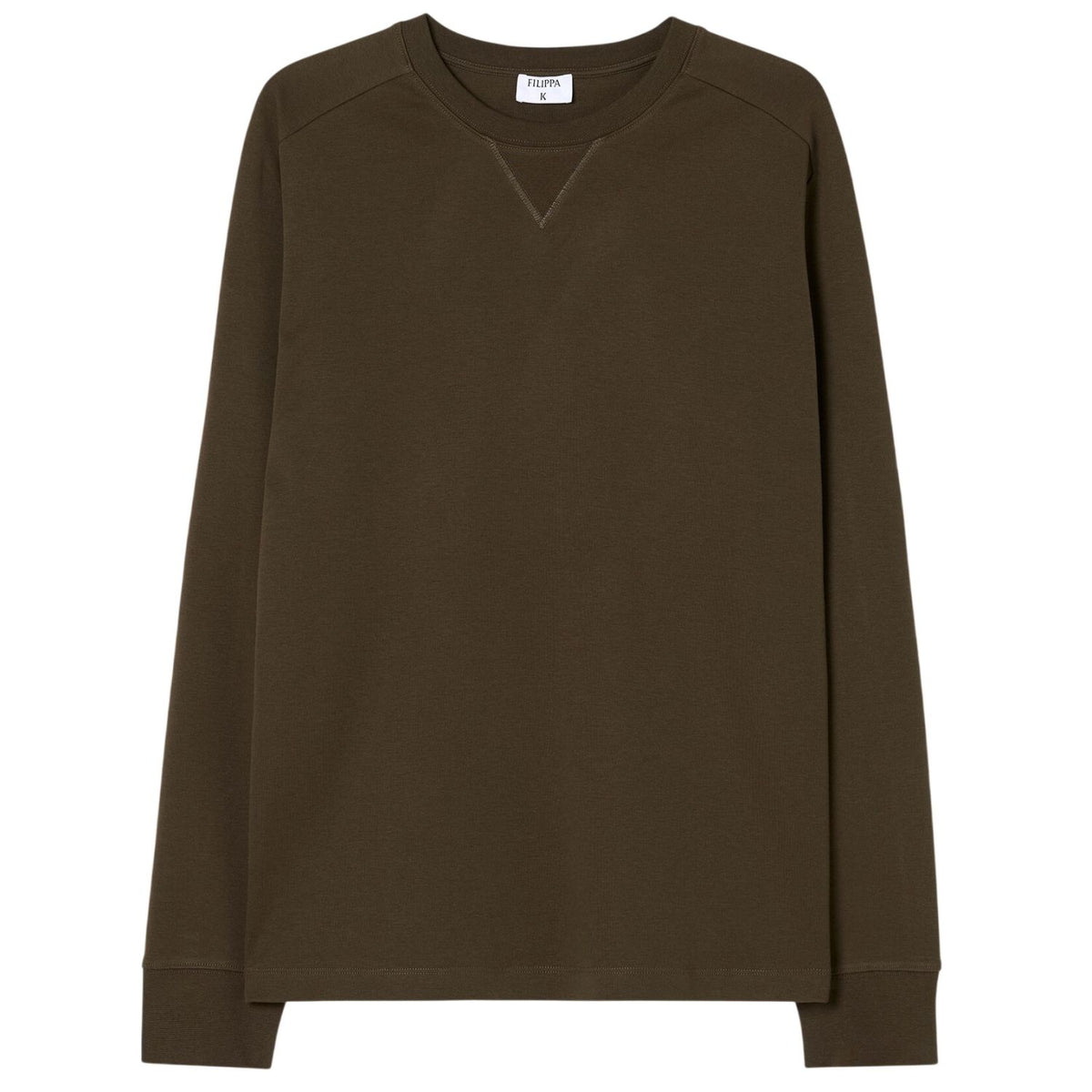 Filippa K Hammer Sleeve Sweater Mørkegrøn