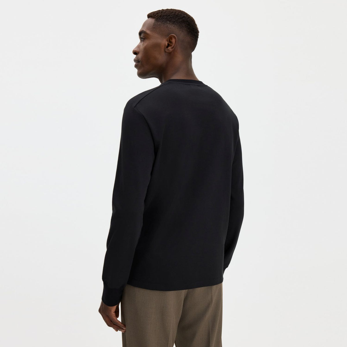 Filippa K Hammer Sleeve Sweater Sort