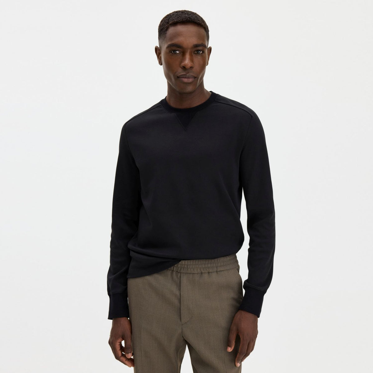 Filippa K Hammer Sleeve Sweater Sort