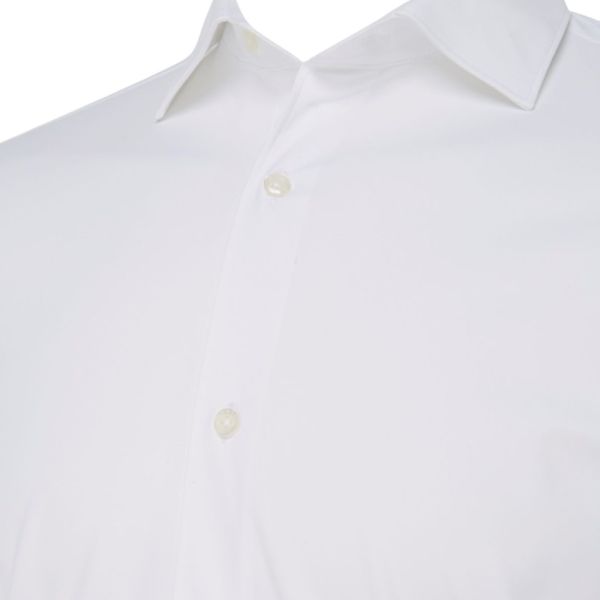 Genti Fresno Skin Fit Overhemd Wit