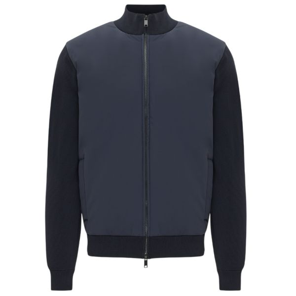 Genti Knitted Hybrid Jack Navy
