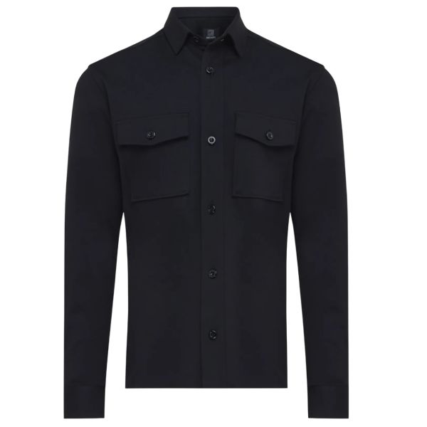 Genti Midtown Overshirt Zwart