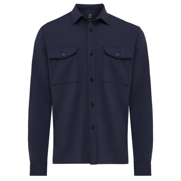 Genti Midtown Overshirt Navy