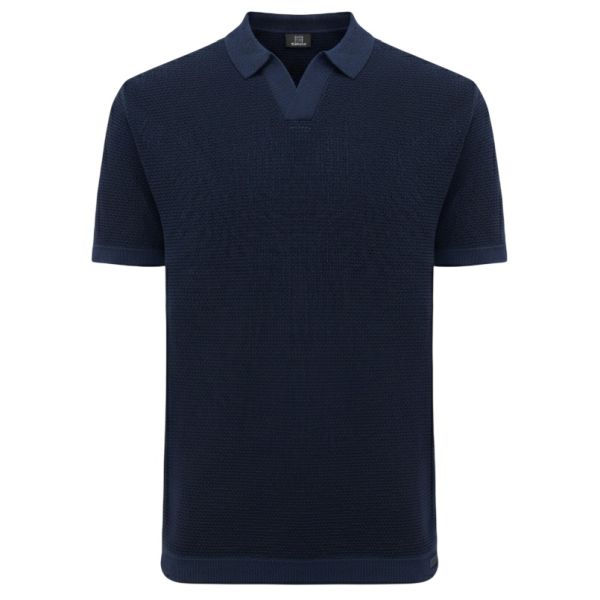 Genti No Buttons Polo Navy