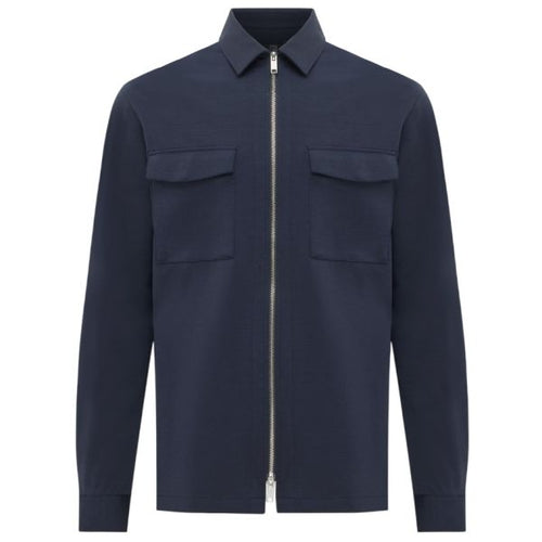 Genti Oaks Overshirt Navy