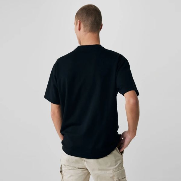 Genti Relaxed Fit T-shirt Zwart