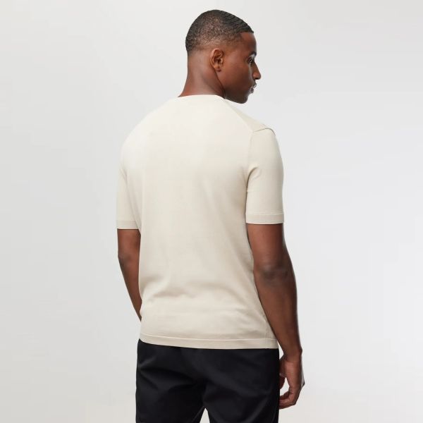 Genti Round T-shirt Beige