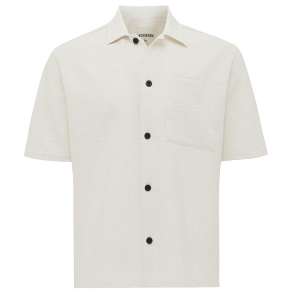 Genti Sunset Monogram Overhemd Off White