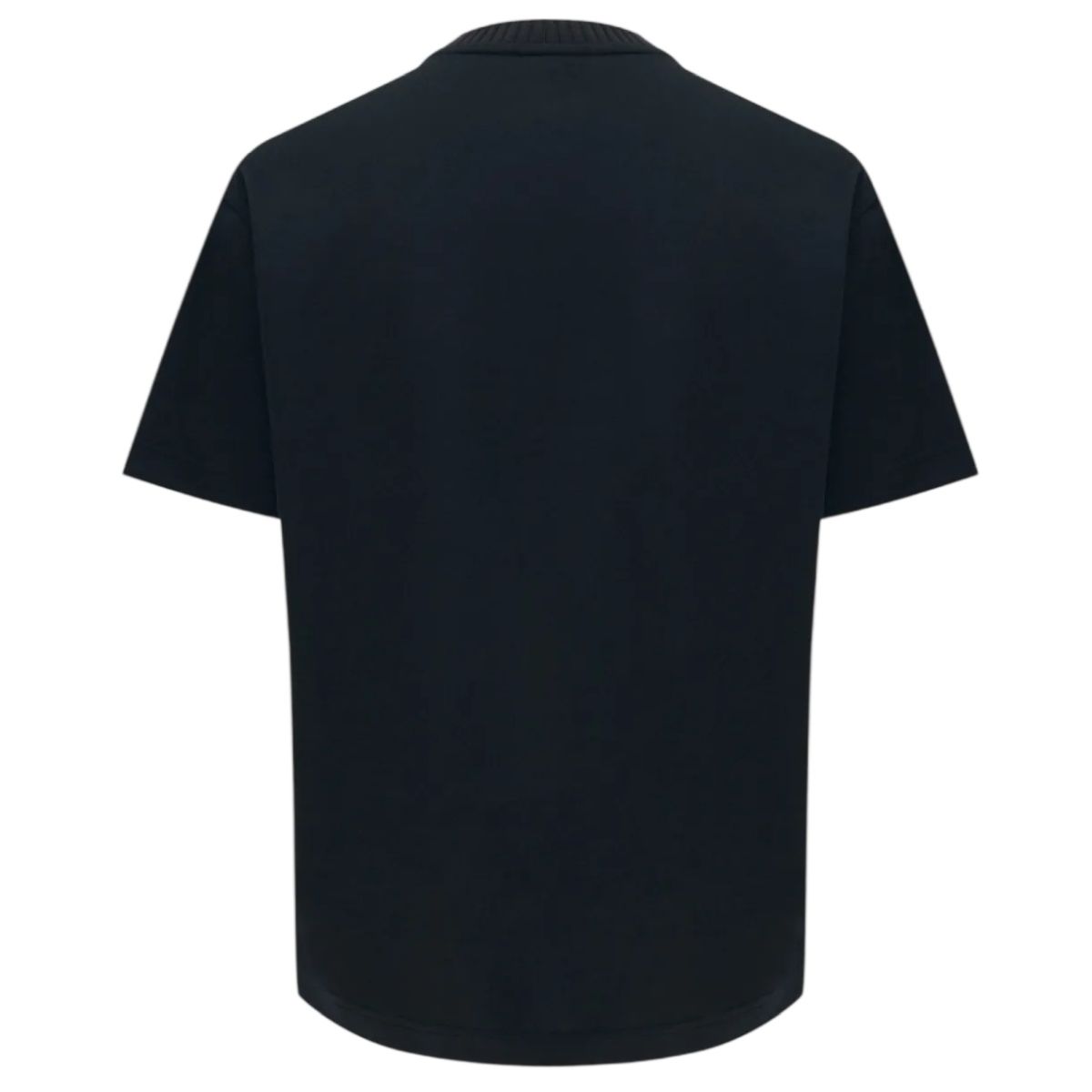 Genti broderet logo T-shirt sort