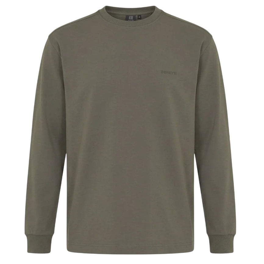 Genti Logo Langærmet T-shirt Mørkegrøn