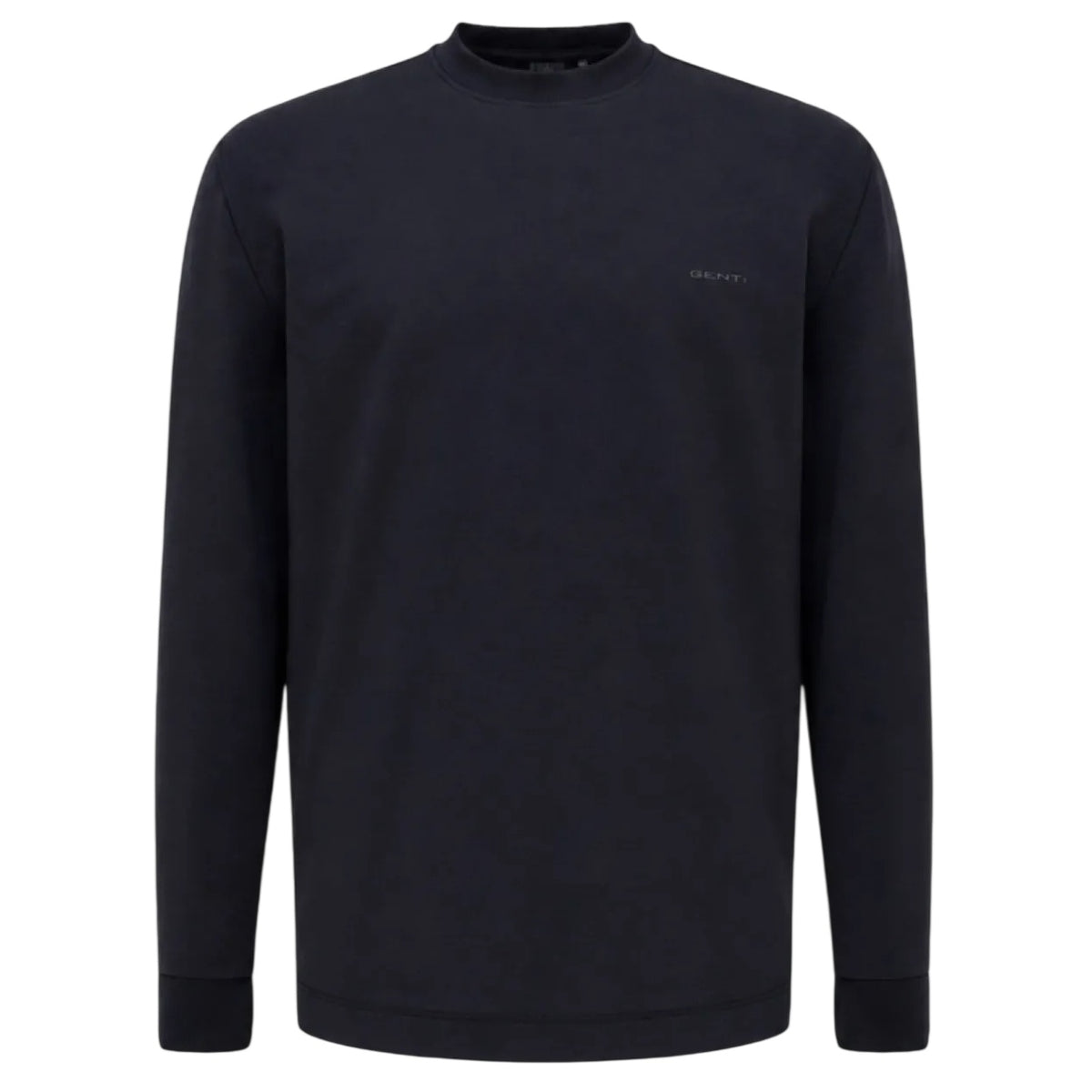 Genti Logo Langærmet T-shirt Sort