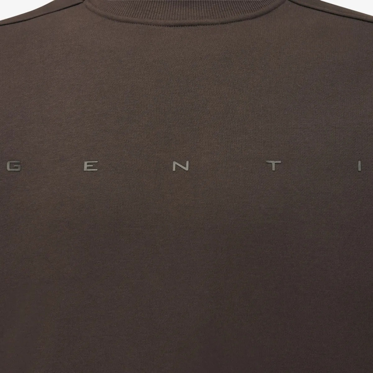 Genti Logo Sweater Brun