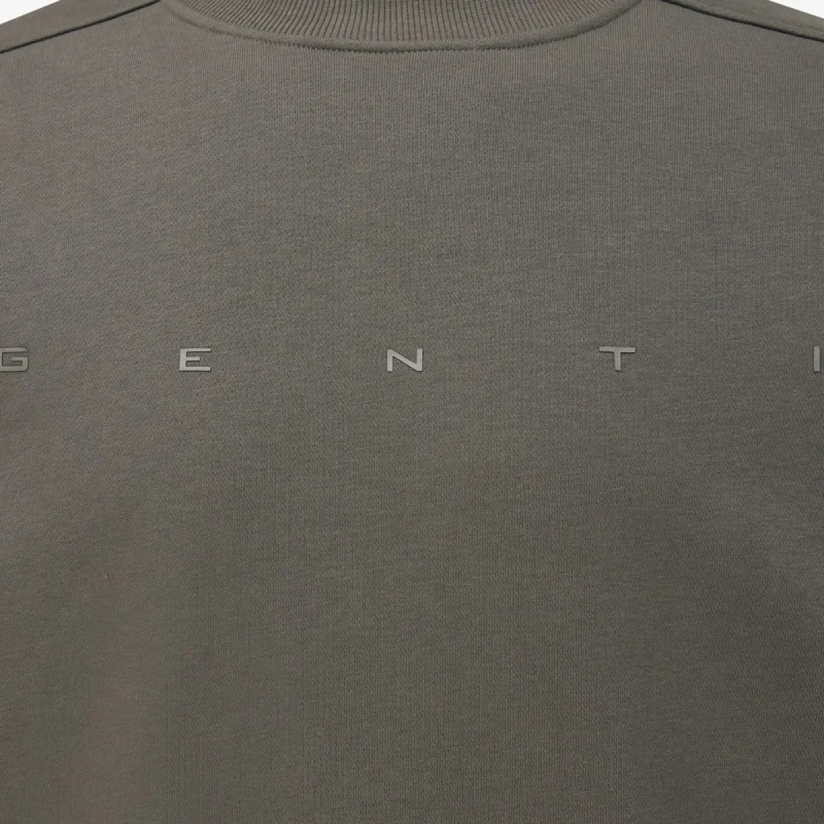 Genti Logo Sweater Mørkegrøn