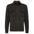 Genti Midtown Overshirt Brun