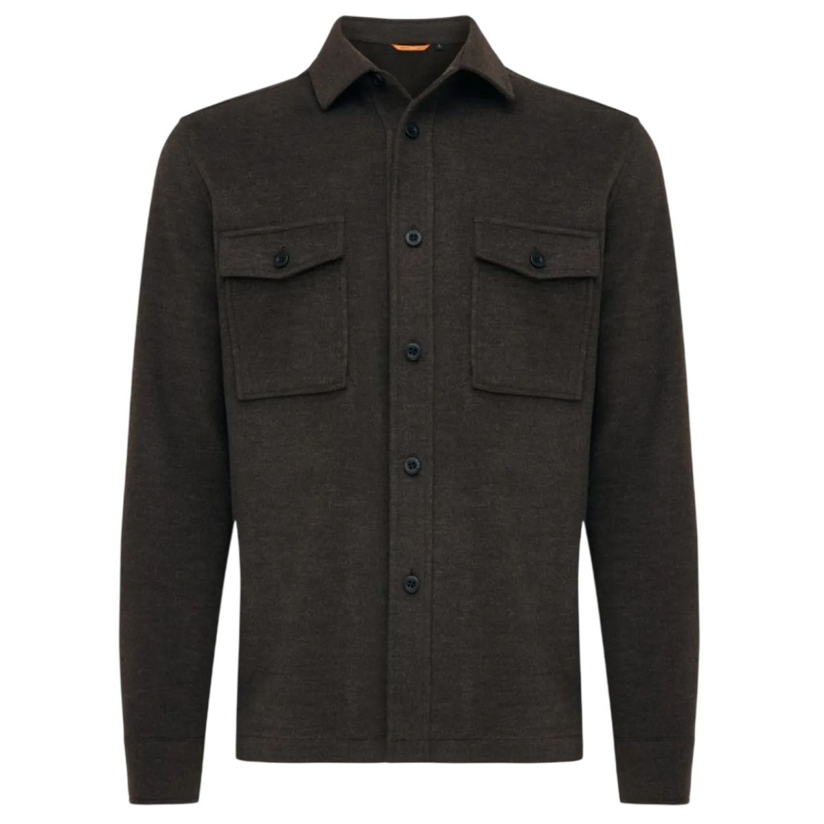 Genti Midtown Overshirt Brun