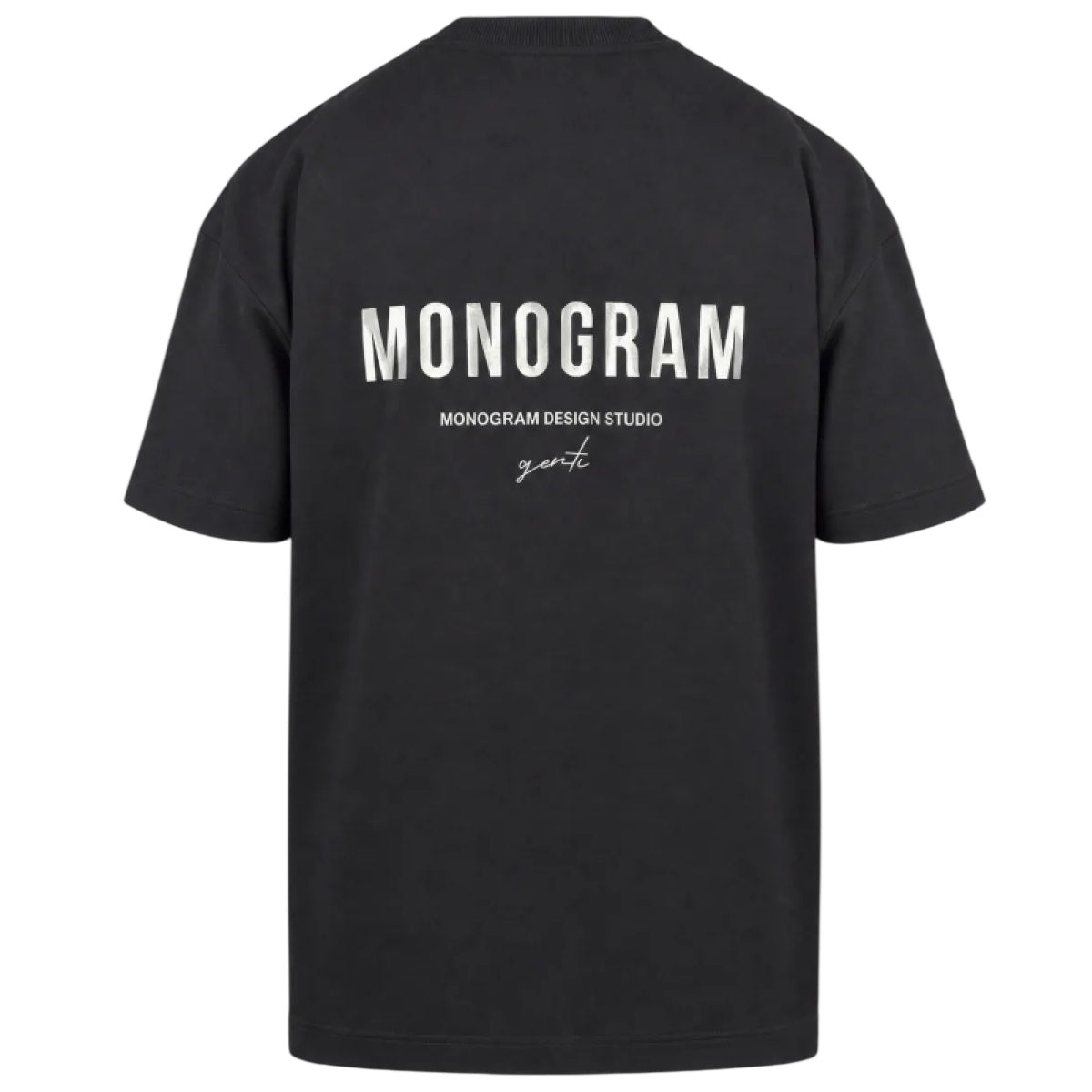 Genti Monogram T-shirt Sort