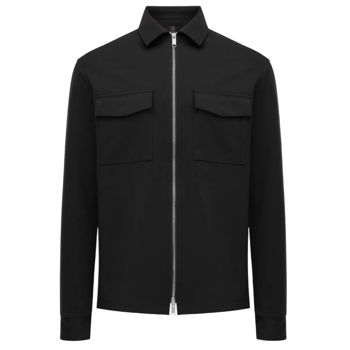 Genti Oaks Zip Overshirt Brun