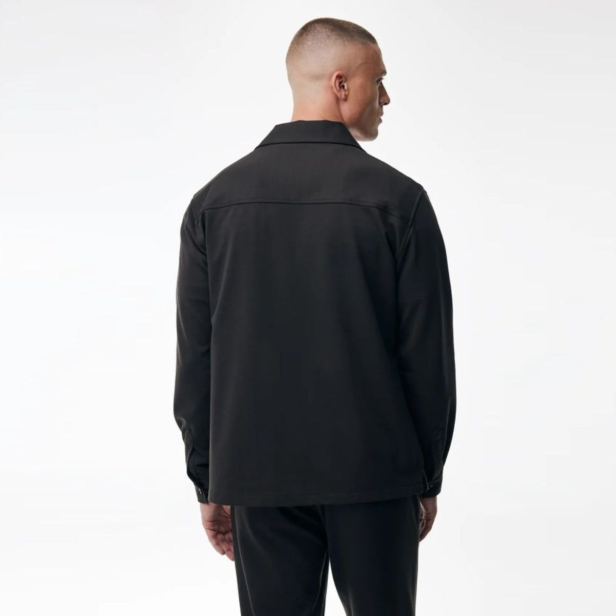 Genti Oaks Zip Overshirt Brun