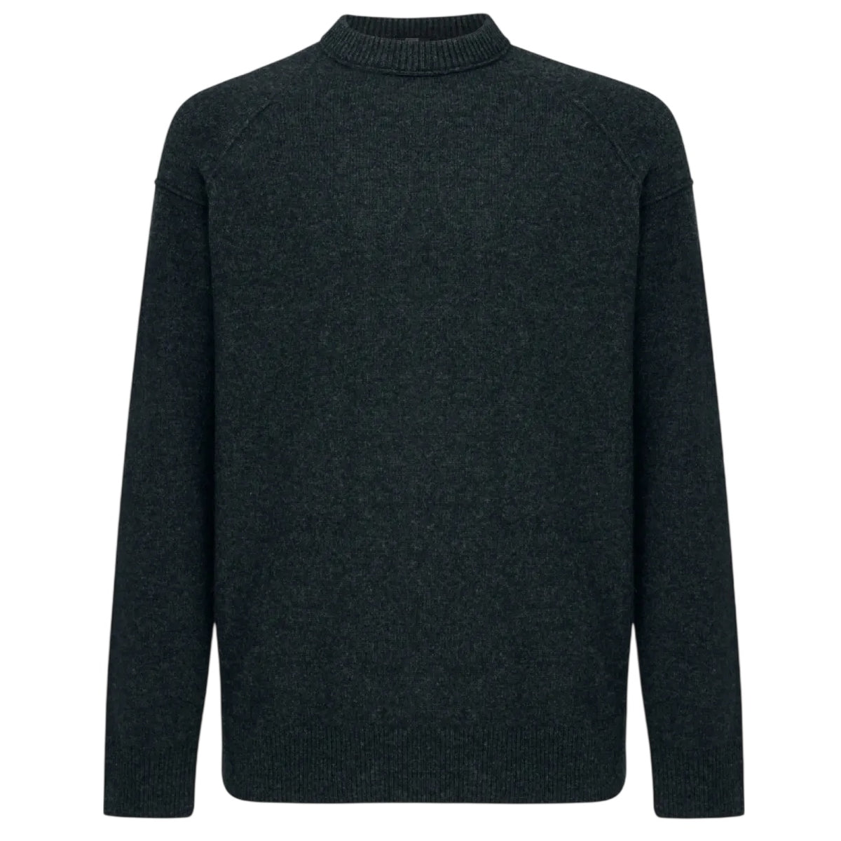 Genti Relaxed Uldblandet Sweater Antracit