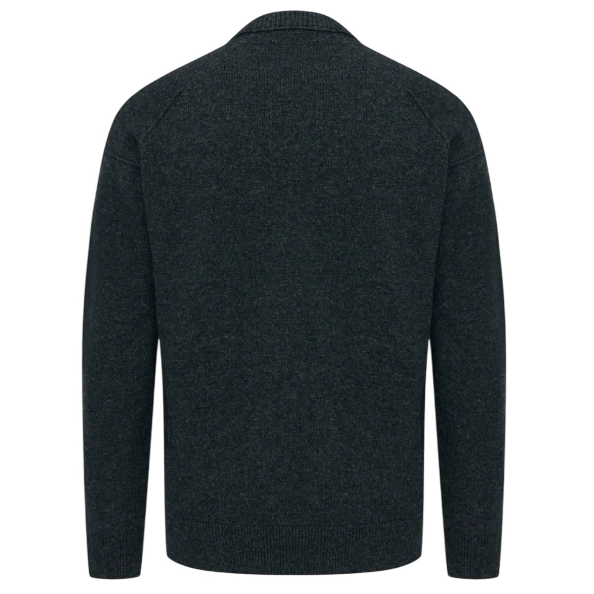 Genti Relaxed Uldblandet Sweater Antracit