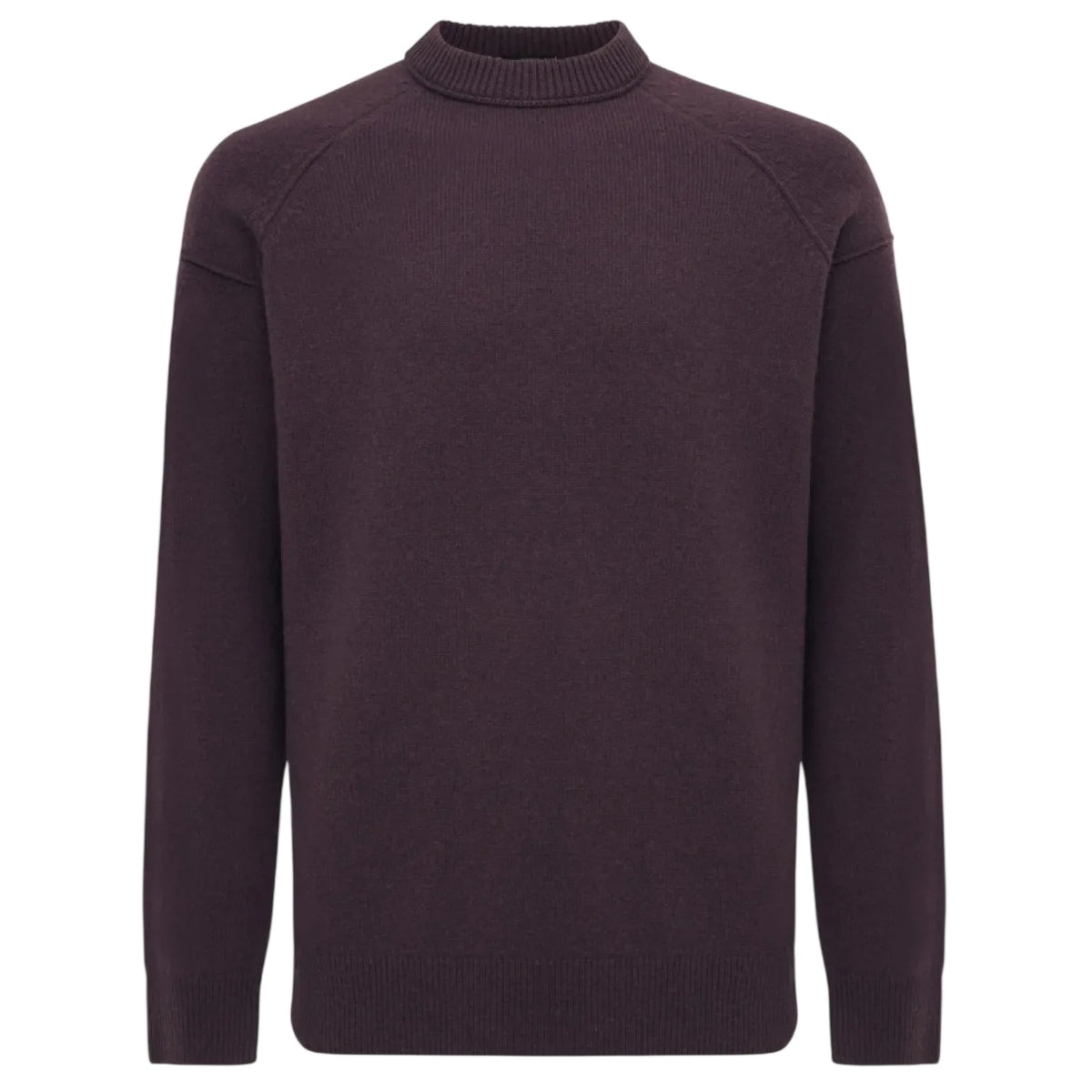 Genti Relaxed Uldblanding Sweater Bordeaux