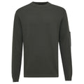 Genti Round Pocket Sweater Mørkegrøn