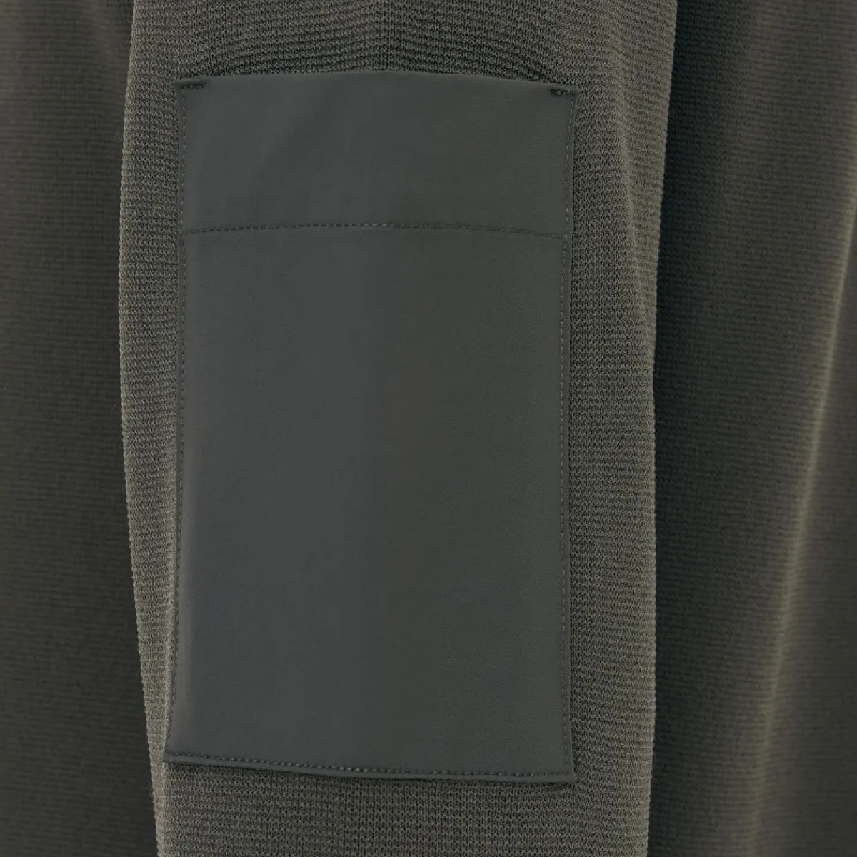 Genti Round Pocket Sweater Mørkegrøn