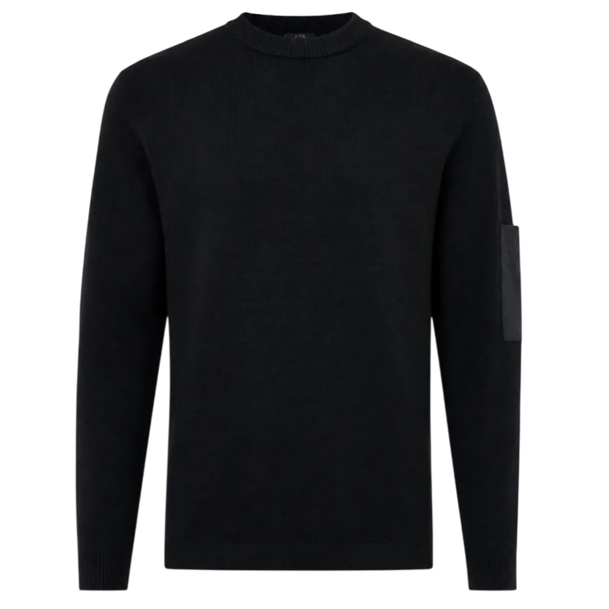 Genti Round Pocket Sweater Sort