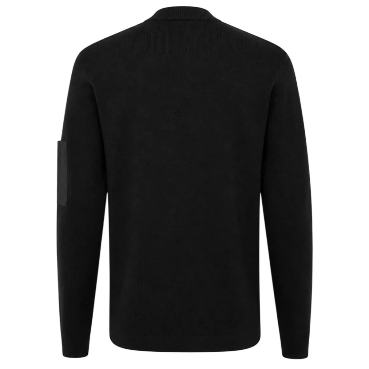 Genti Round Pocket Sweater Sort