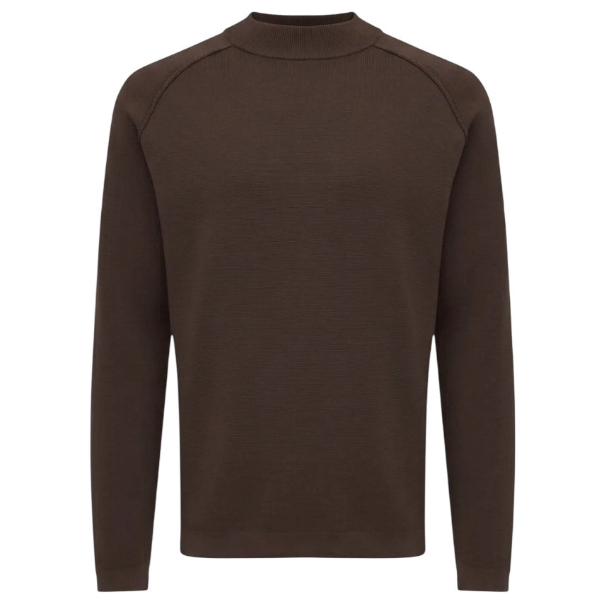 Genti Turtle Sweater Brun