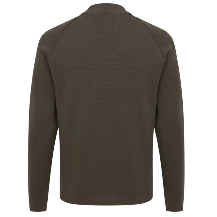 Genti rullekrave-sweater mørkegrøn