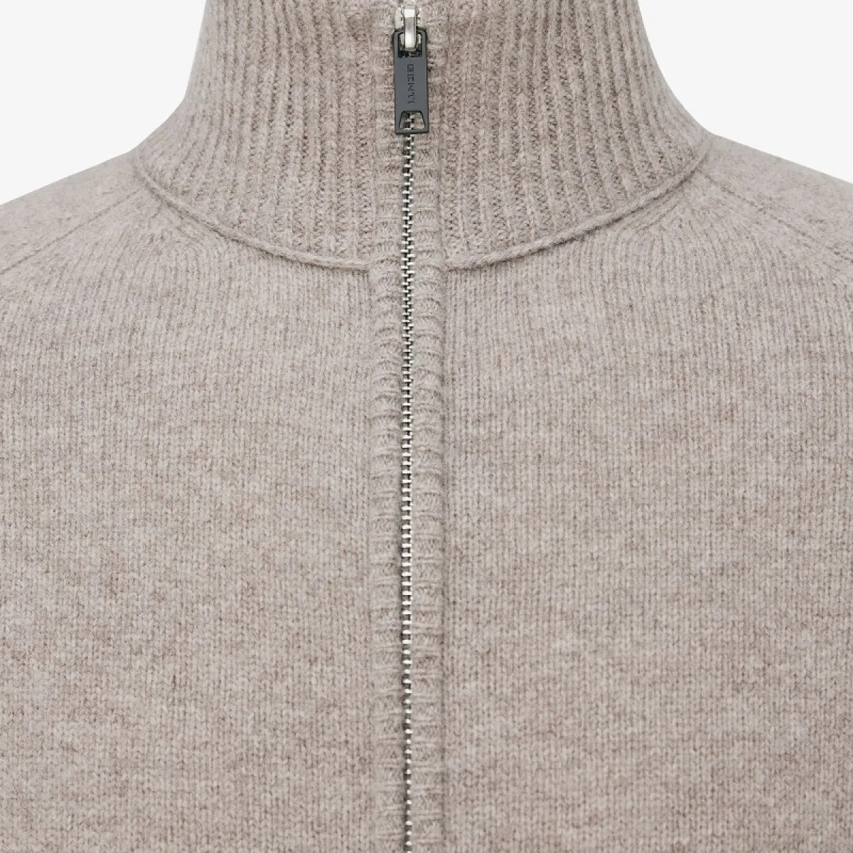 Genti Turtle Zip Vest Brun