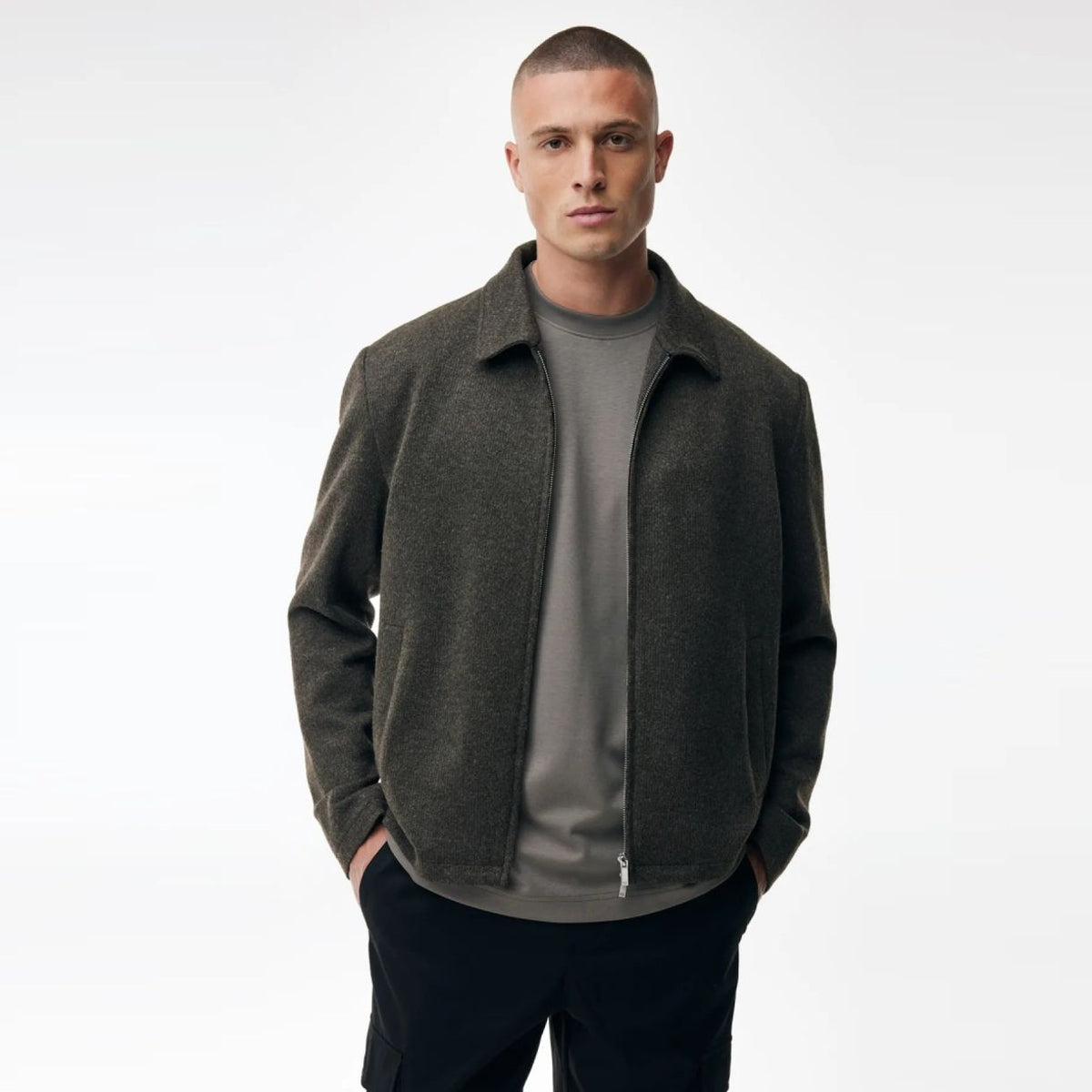 Genti Viper Monogram Overshirt Brun