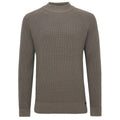 Genti Waffle Turtle Sweater Brun