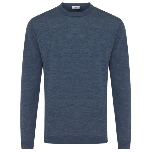 Gentiluomo Gold Round Sweater Blauw