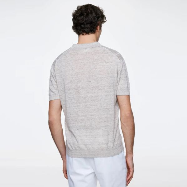 Gentiluomo No Buttons Polo Beige
