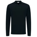 Gentiluomo No Buttons Langærmet Polo Navy