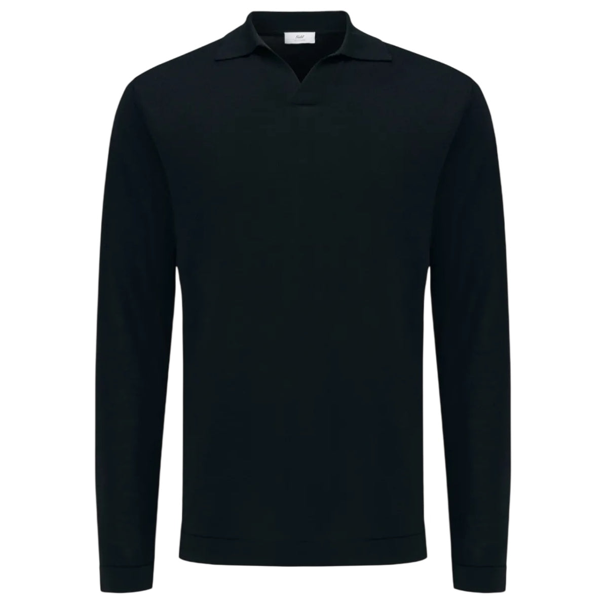 Gentiluomo No Buttons Langærmet Polo Navy