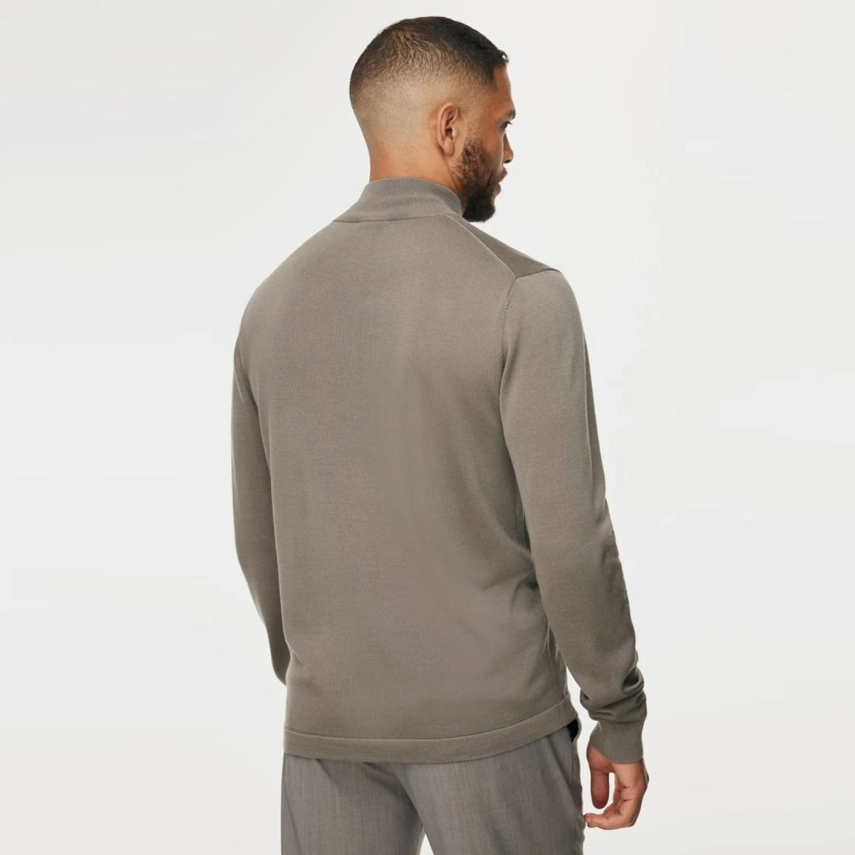 Gentiluomo Zip Vest Brun