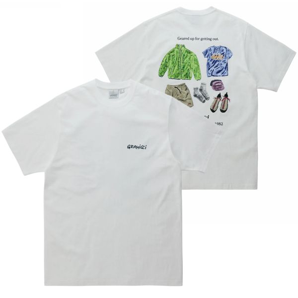 Gramicci Geared Up T-shirt Wit
