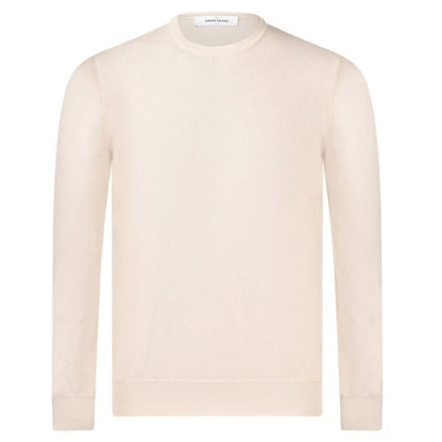 Gran Sasso Cotton Sweater Beige