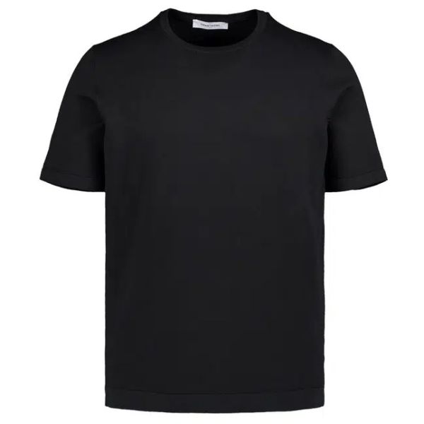 Gran Sasso Knitted T-shirt Zwart