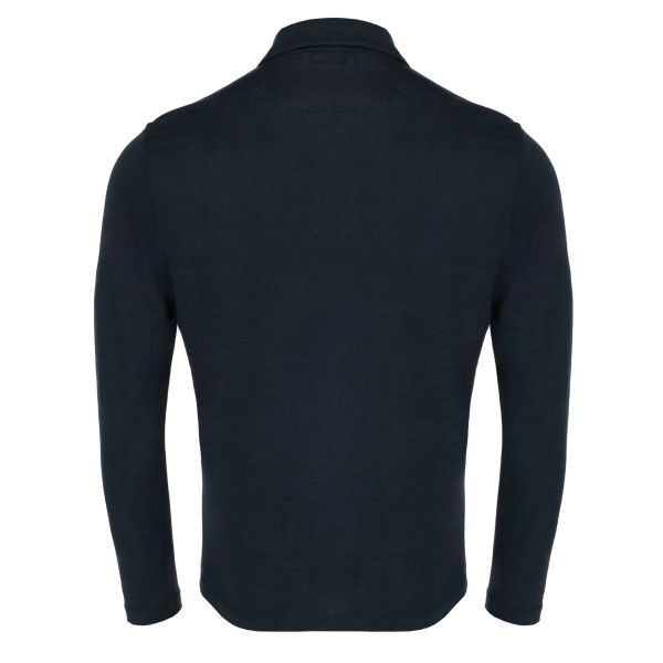 Gran Sasso Longsleeve Polo Navy