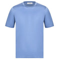 Gran Sasso Mercerized Cotton T-shirt Blauw
