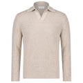 Gran Sasso Tennis Longsleeve Polo Beige